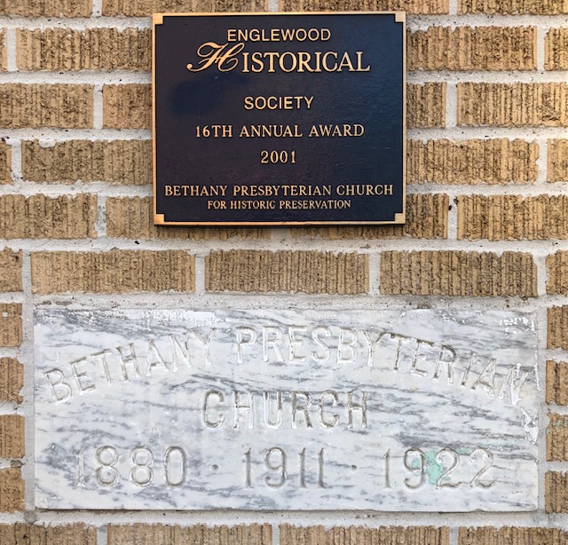 Bethany Presbyterian Church 16th Annual Award (2001).