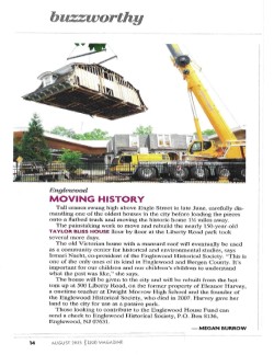 201 Magazine article: "Moving History."